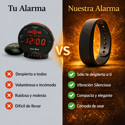 Lumqen Band – Alarma vibratoria silenciosa para personas con dificultades auditivas
