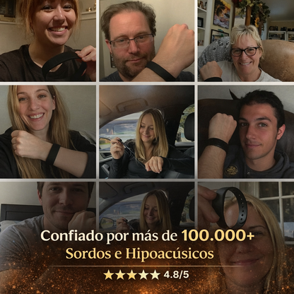 Lumqen Band – Alarma vibratoria silenciosa para personas con dificultades auditivas