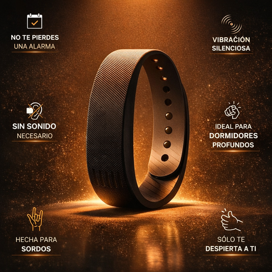 Lumqen Band – Alarma vibratoria silenciosa para personas con dificultades auditivas